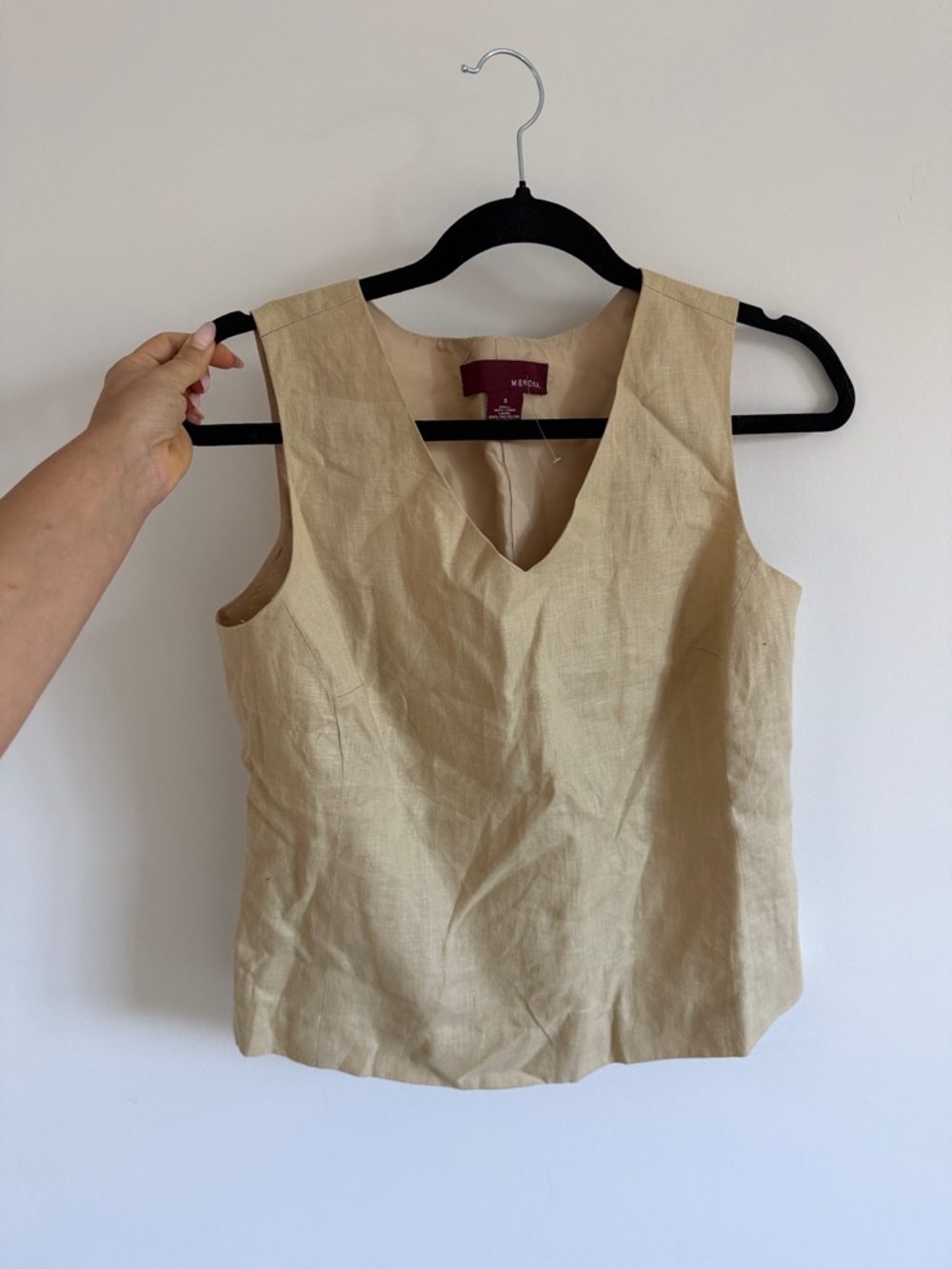 🆕 linen tank size small